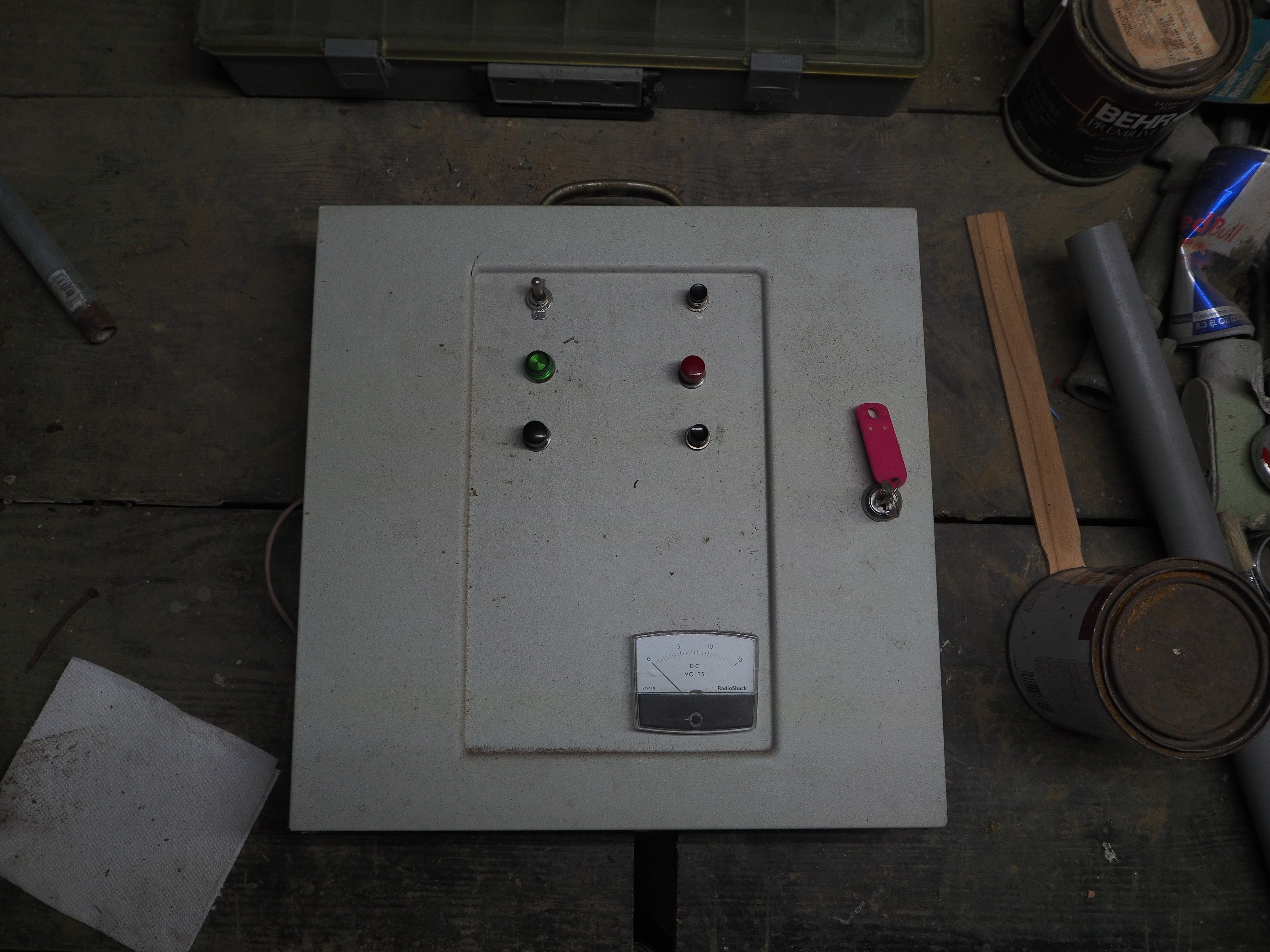 Everett Fischer, sound designer of switch and lever sounds.